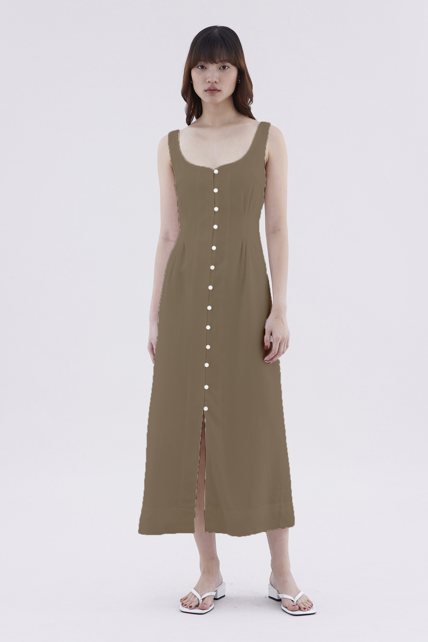 Dawnette Tuck Seam Dress