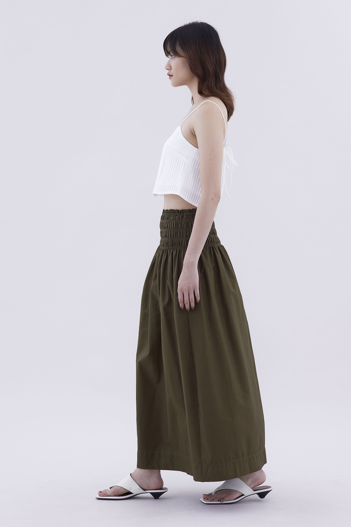 Nobrin Smock Waist Skirt