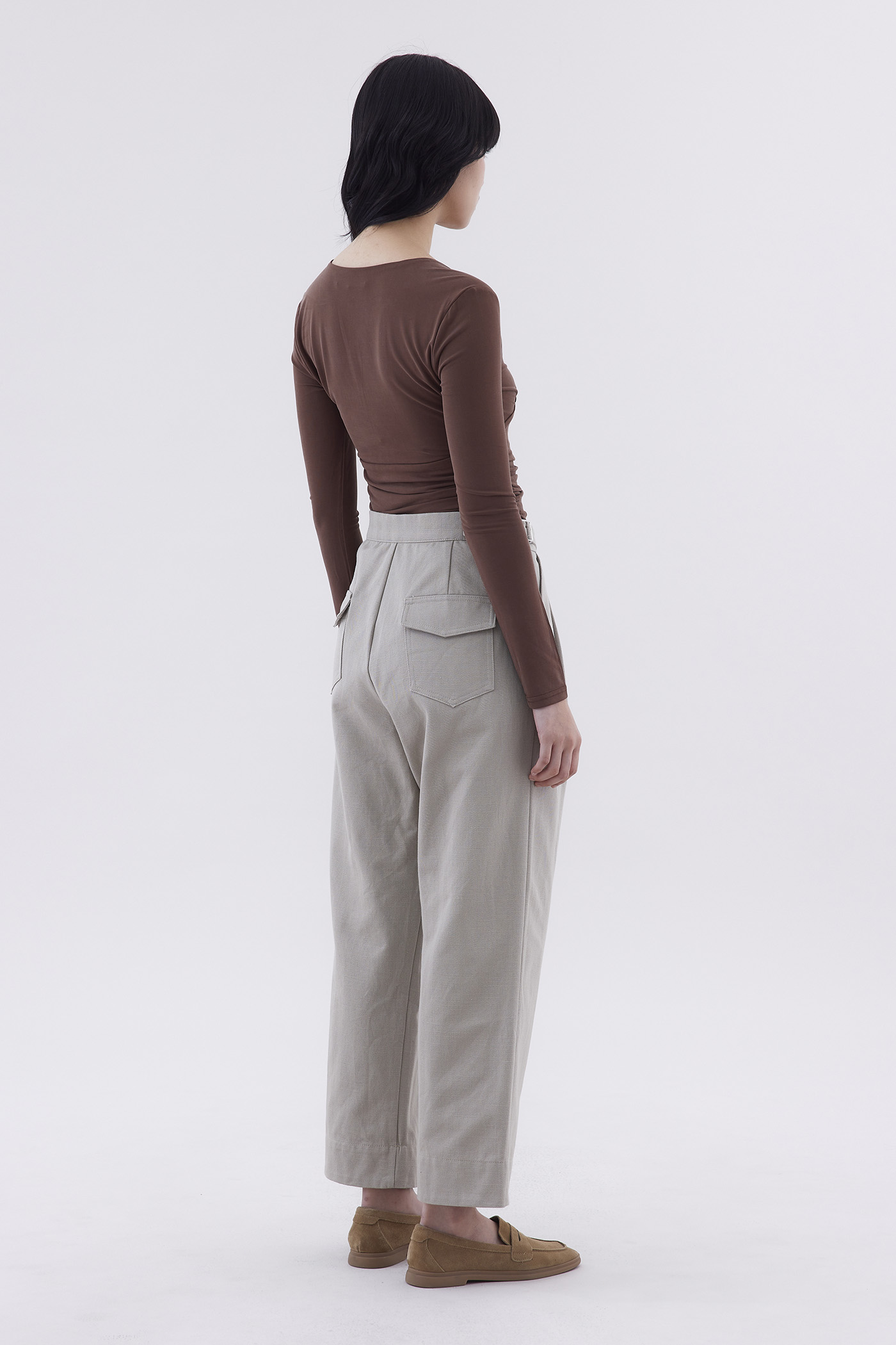 Henril High-Rise Pleated Pants