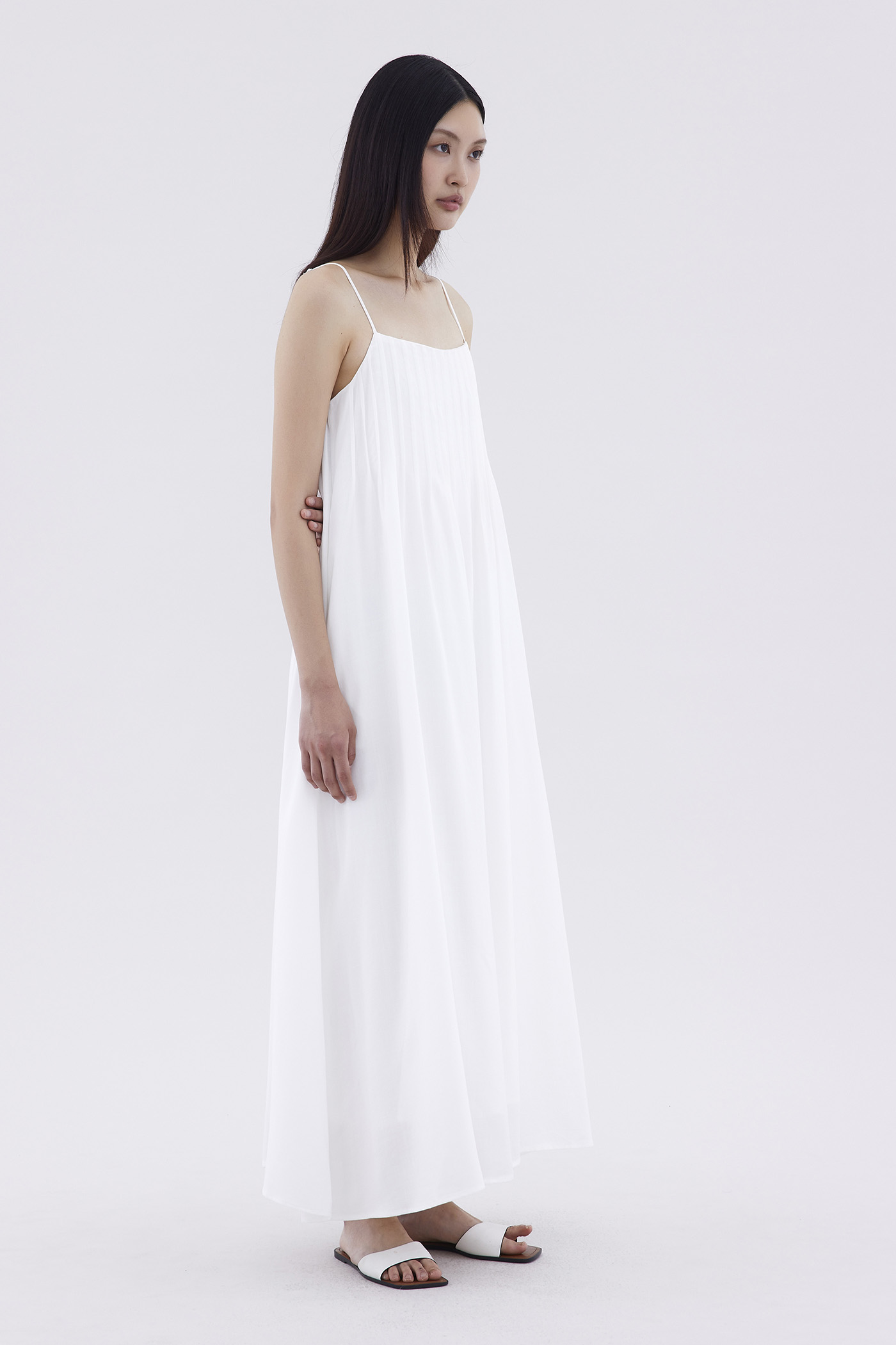 Eris Pleated Dress