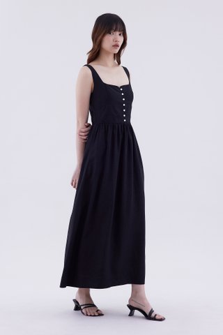Parlyne Square Neck Swing Dress
