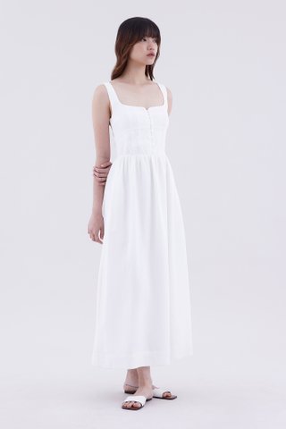 Parlyne Square Neck Swing Dress