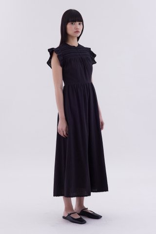 Novie Half-Button Dress