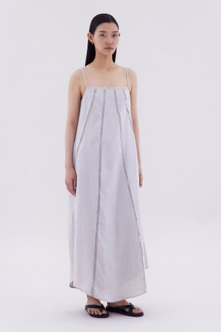 Palina Lace-Trim Panelled Dress