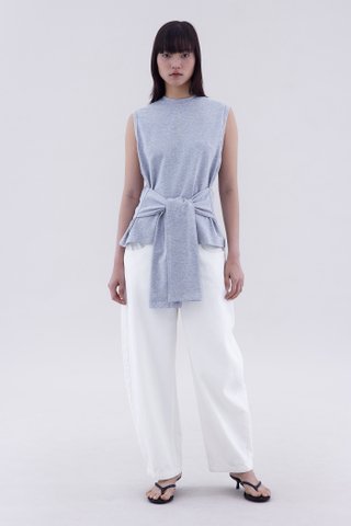 Savine Tie-Waist Relaxed Tee
