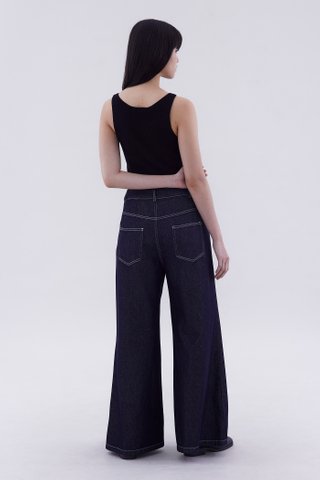 Frances Mid-Rise Wide Leg Jeans
