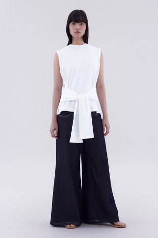 Savine Tie-Waist Relaxed Tee