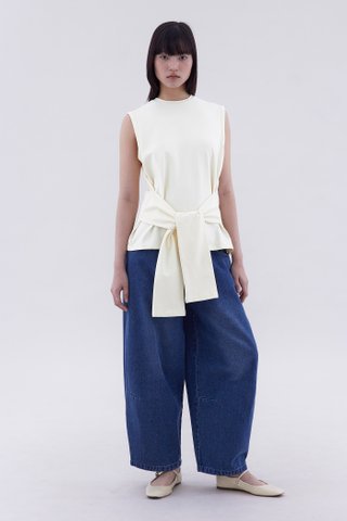 Savine Tie-Waist Relaxed Tee