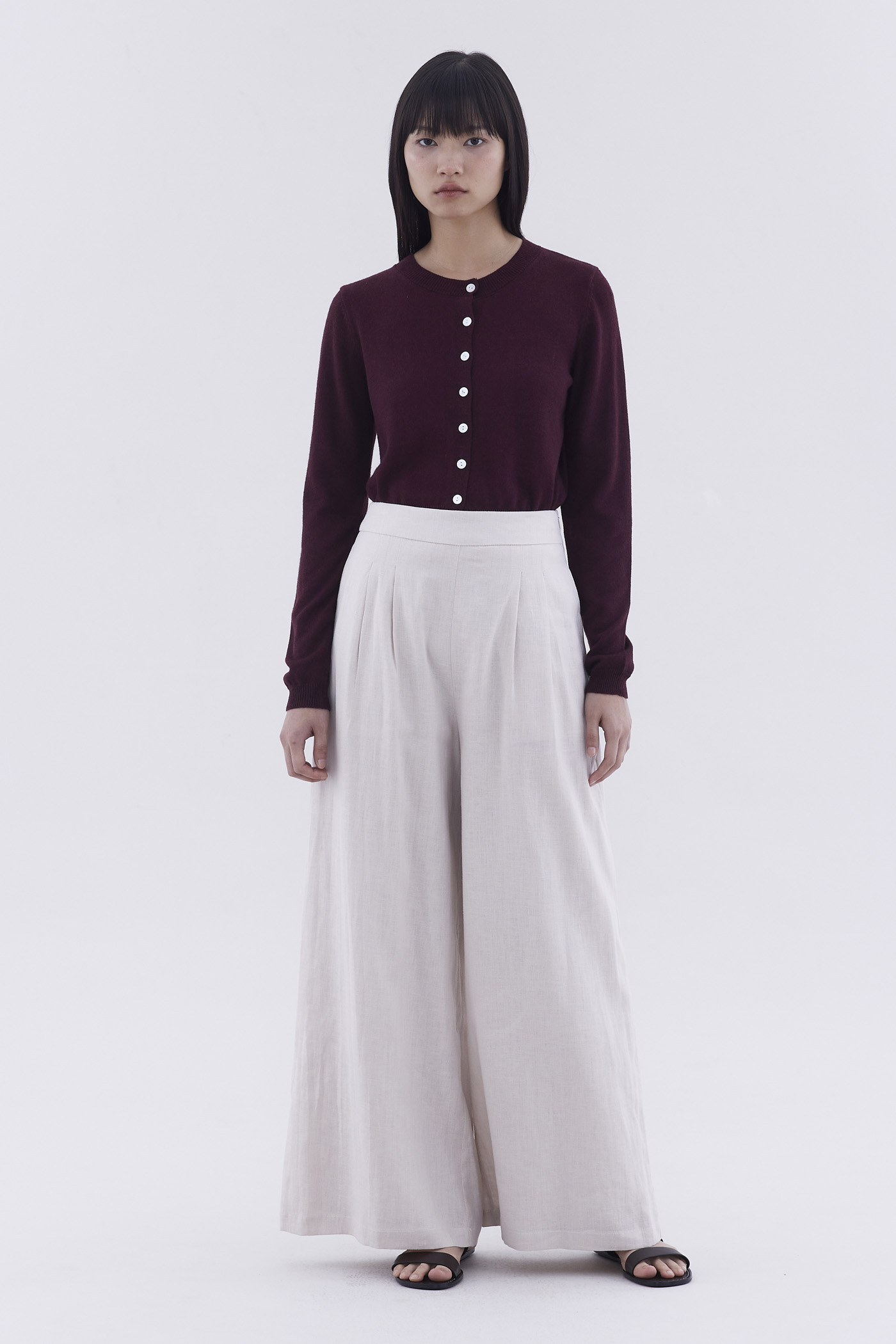 Portia High-Rise Double Pleat Pants