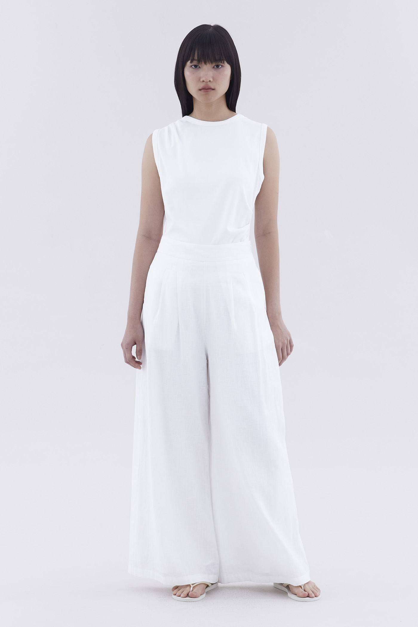 Portia High-Rise Double Pleat Pants