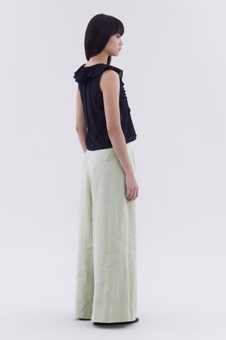 Portia High-Rise Double Pleat Pants