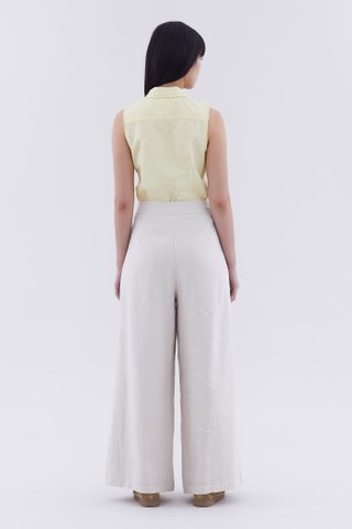 Portia High-Rise Double Pleat Pants