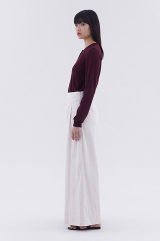 Portia High-Rise Double Pleat Pants