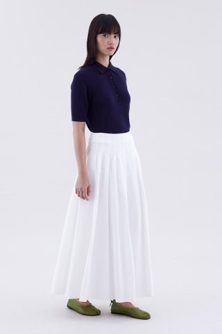 Fania Pleated Full Skirt