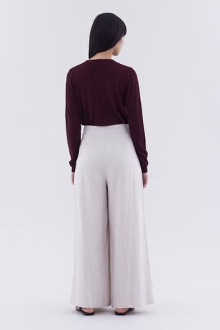 Portia High-Rise Double Pleat Pants