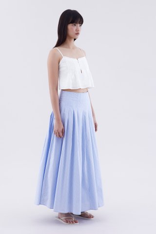 Fania Pleated Full Skirt