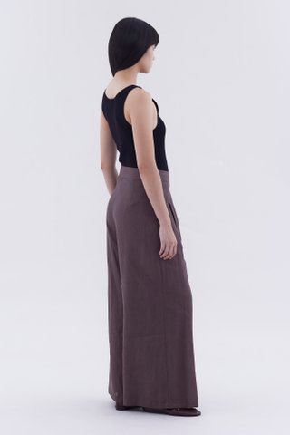 Portia High-Rise Double Pleat Pants