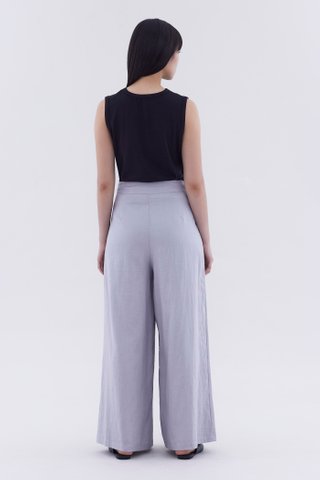 Portia High-Rise Double Pleat Pants