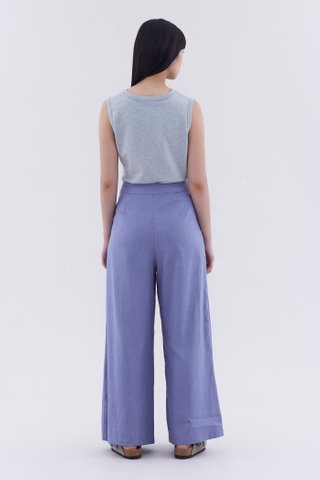 Portia High-Rise Double Pleat Pants