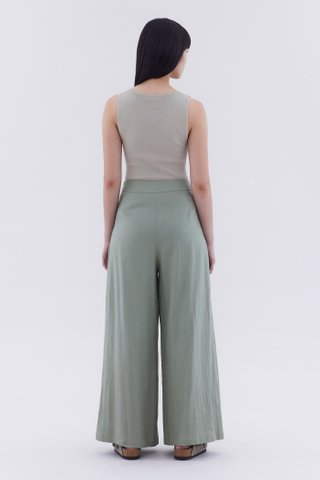 Portia High-Rise Double Pleat Pants