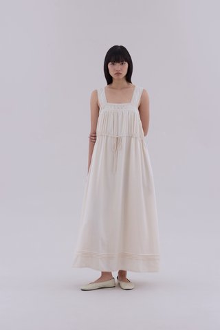 Marisol Square-Neck Relaxed Dress