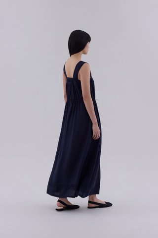 Marisol Square-Neck Relaxed Dress