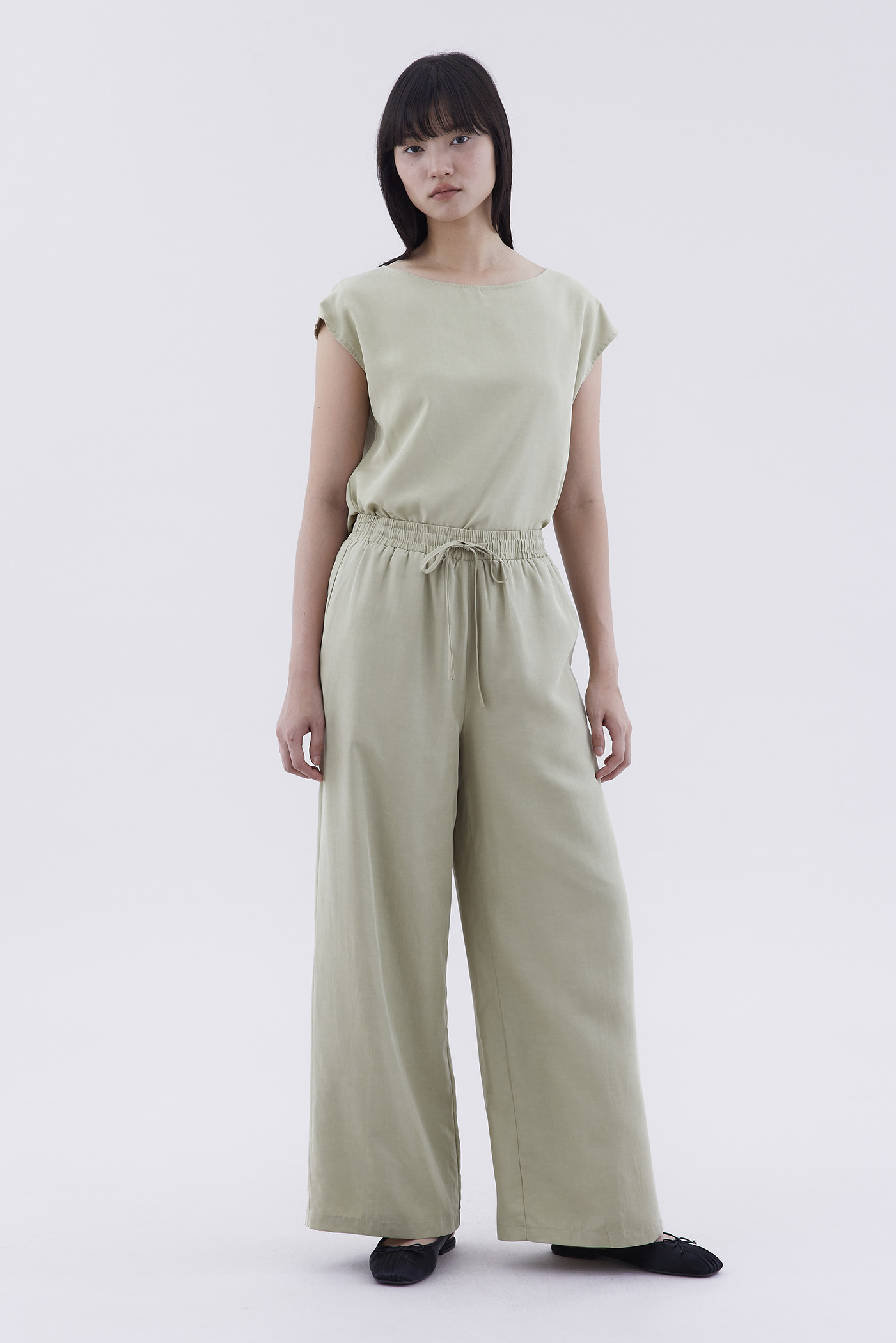 Melena High-Rise Drawstring Pants