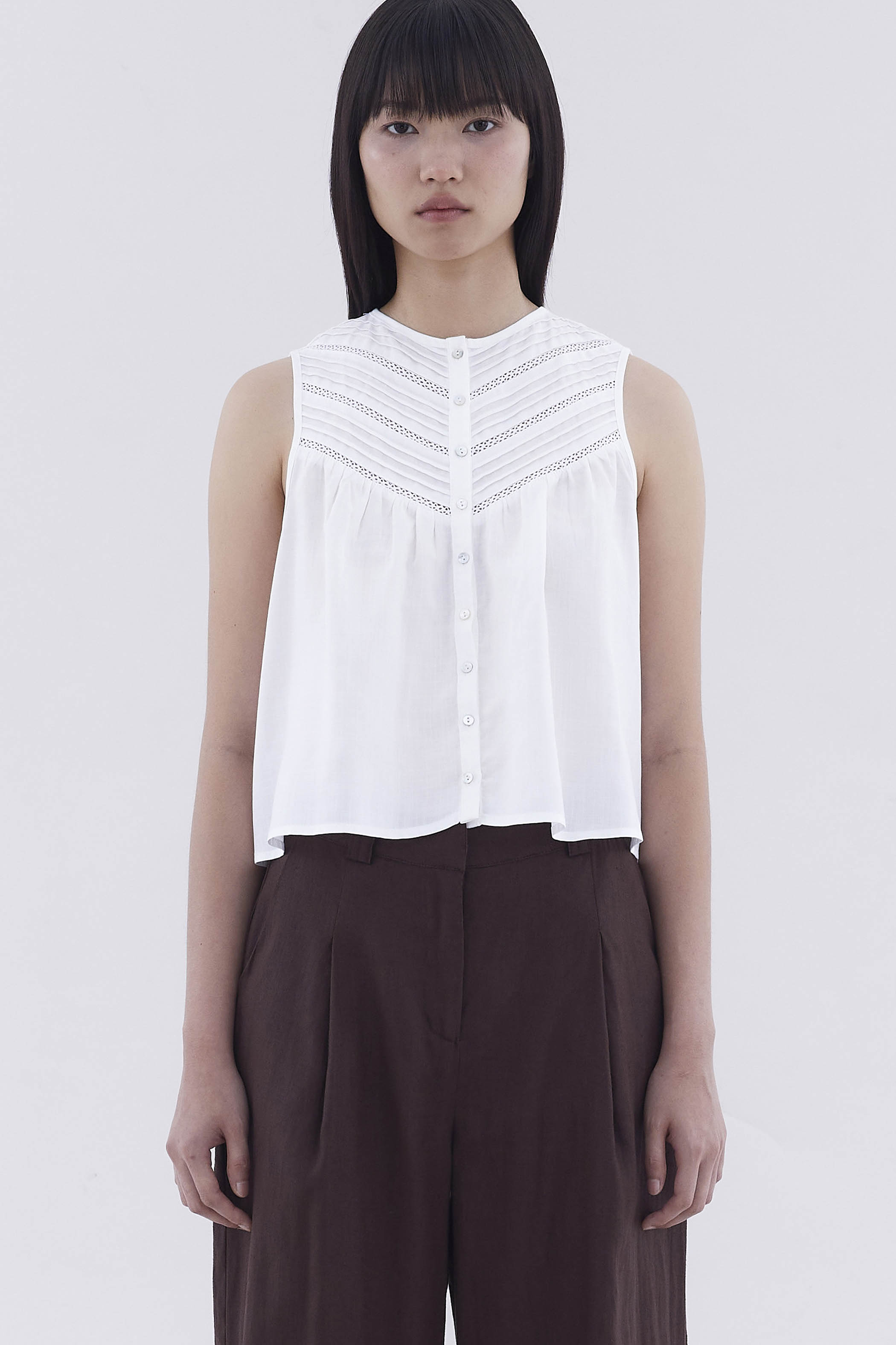 Celestyn Lace Panel Top