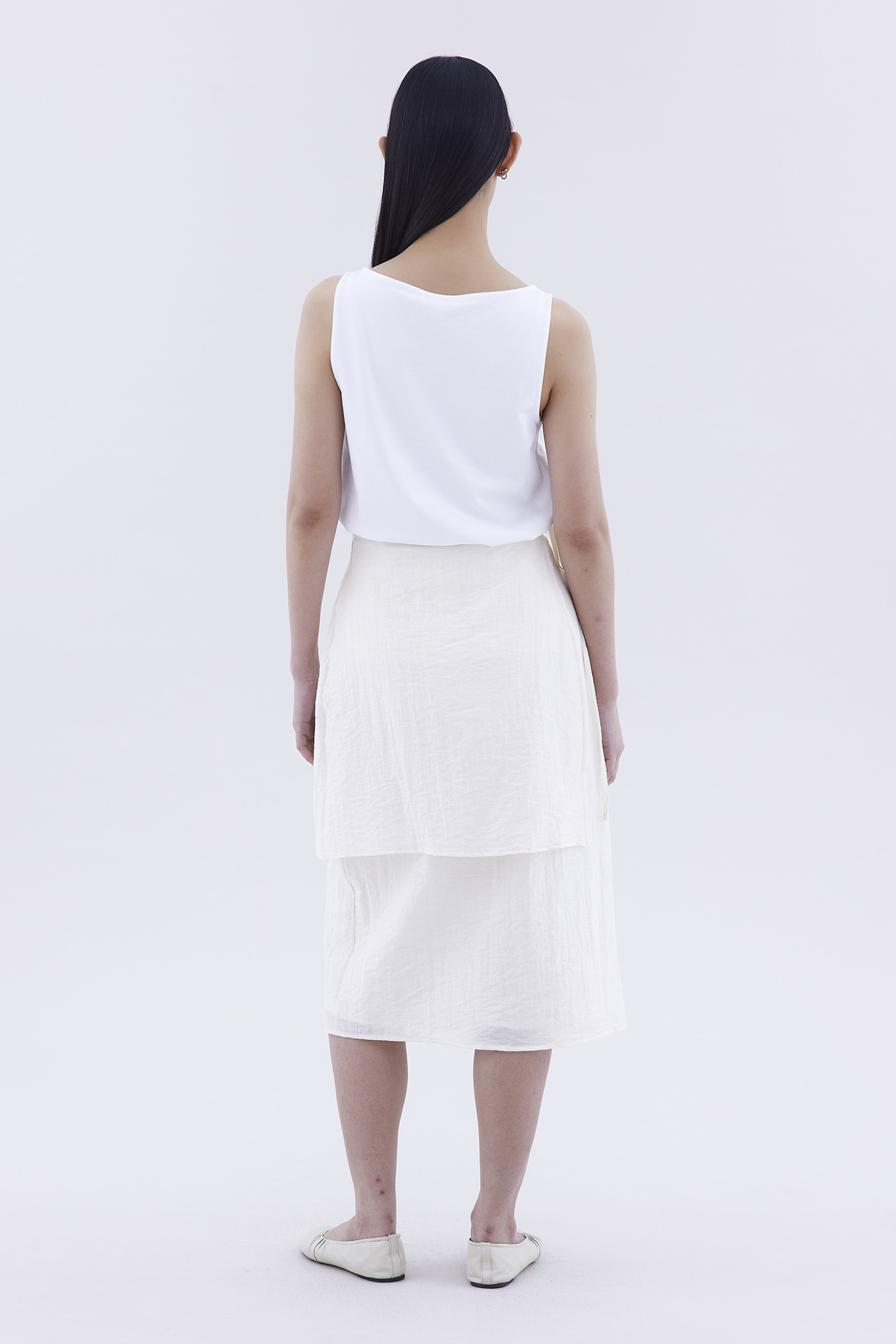 Serabelle High-Rise Layered Skirt