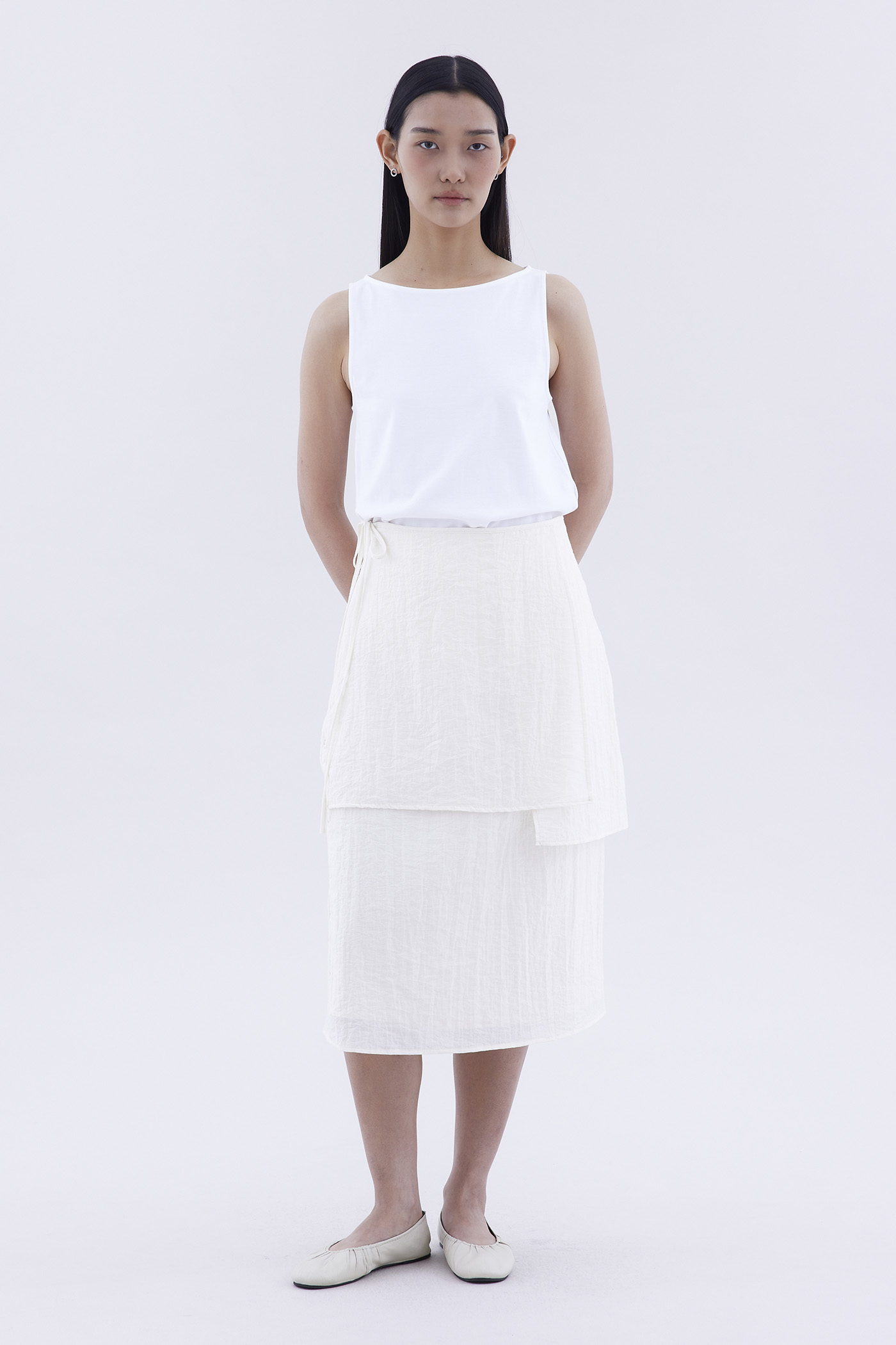 Serabelle High-Rise Layered Skirt