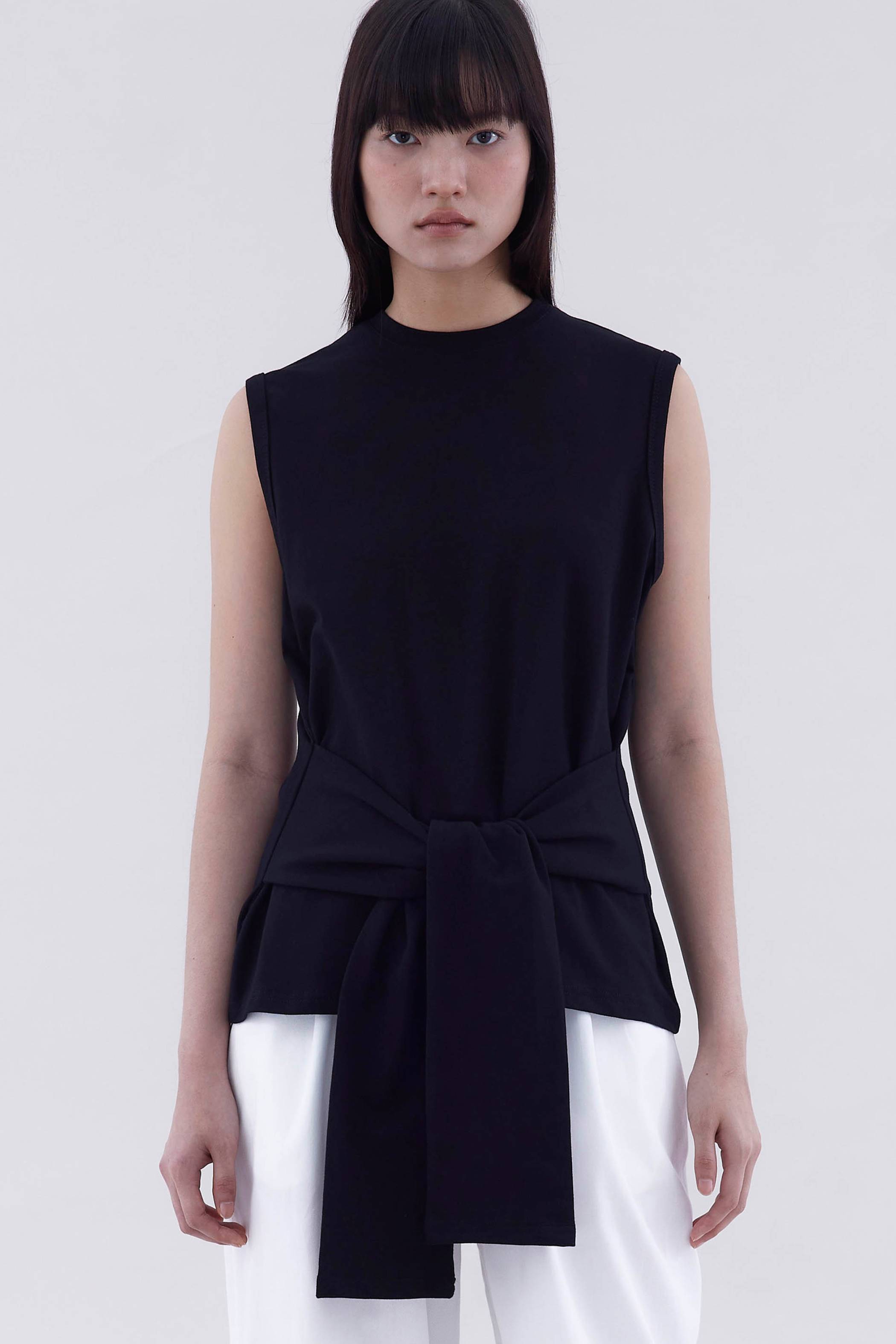 Savine Tie-Waist Relaxed Tee