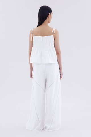 Lacqua Lace-Trim Panelled Pants