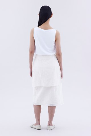 Serabelle High-Rise Layered Skirt