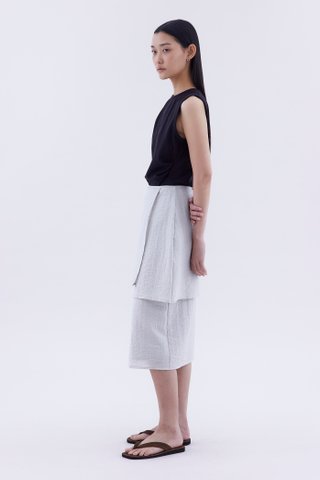 Serabelle High-Rise Layered Skirt