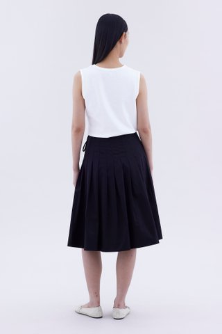 Kavena Pleated Full Skirt