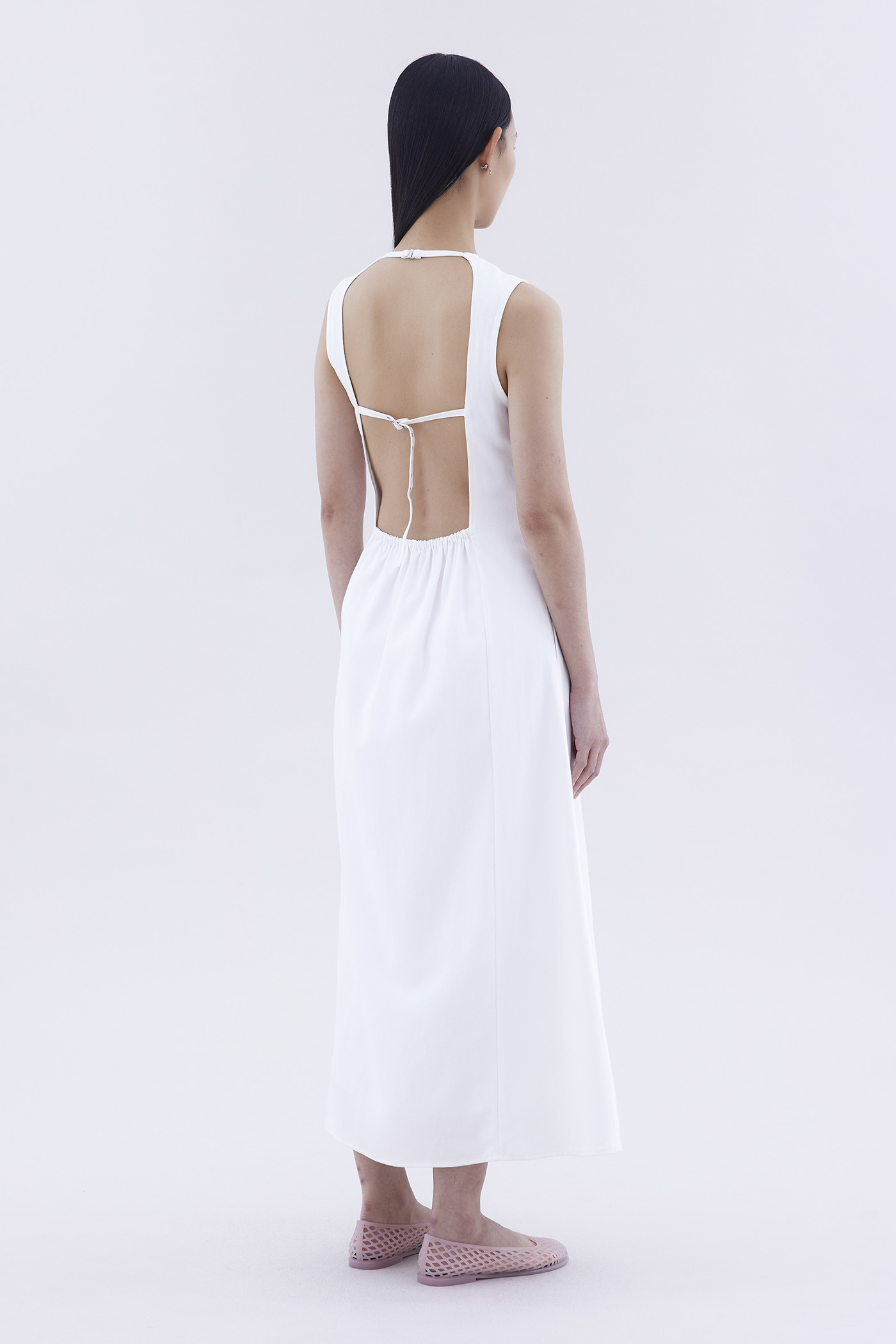 Jeroe Open-Back Dress