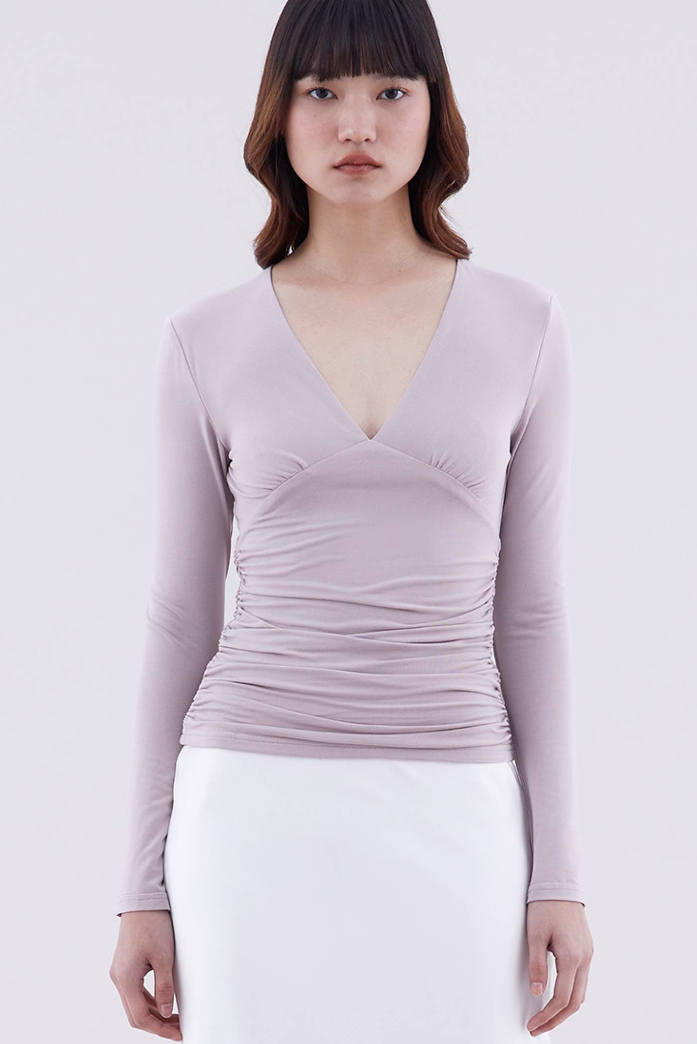 Odivia V-Neck Ruch Top