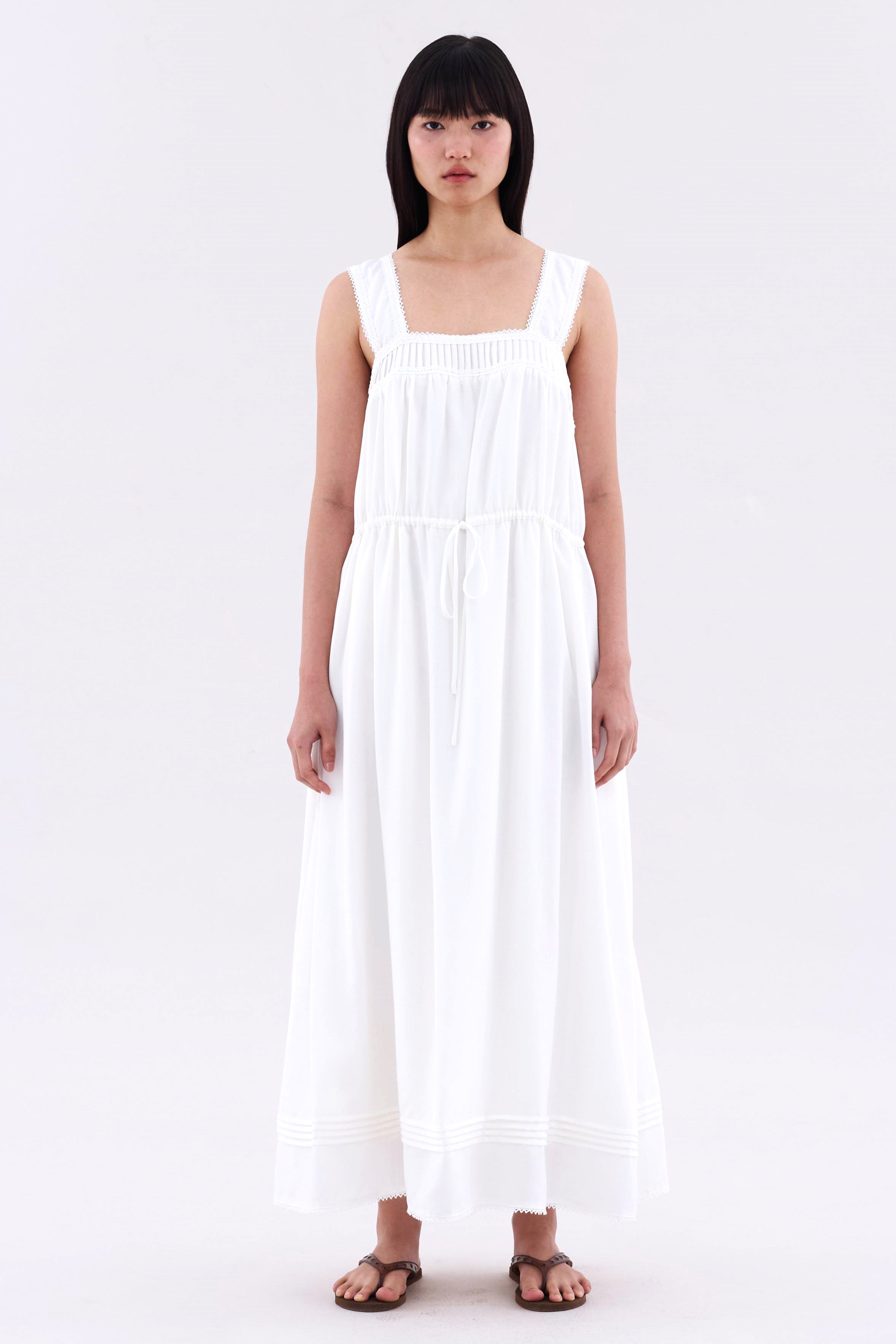 Marisol Square-Neck Relaxed Dress