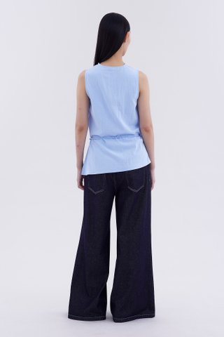 Jupierre Drape-Front Top