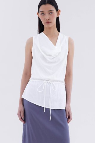 Jupierre Drape-Front Top