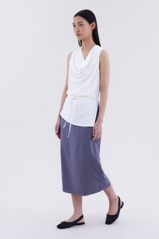 Jupierre Drape-Front Top