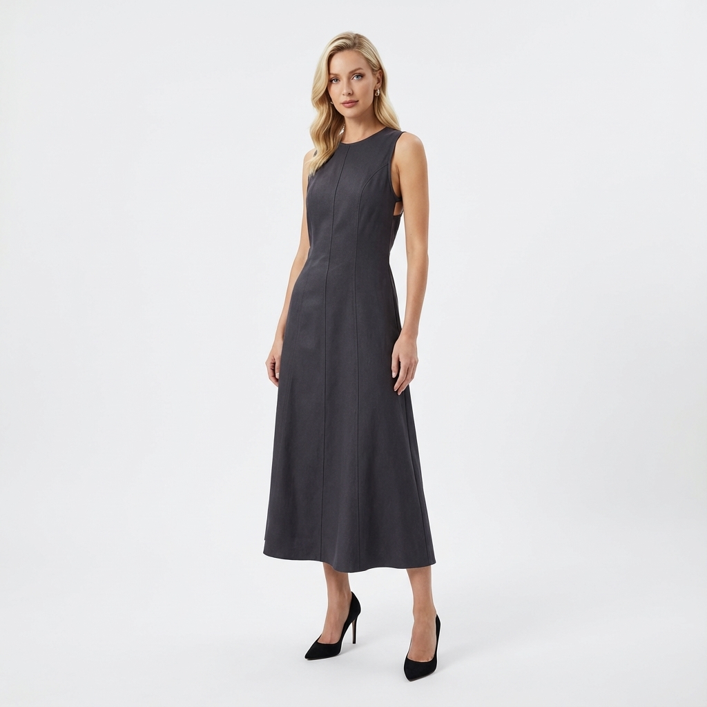 Jeroe Open-Back Dress