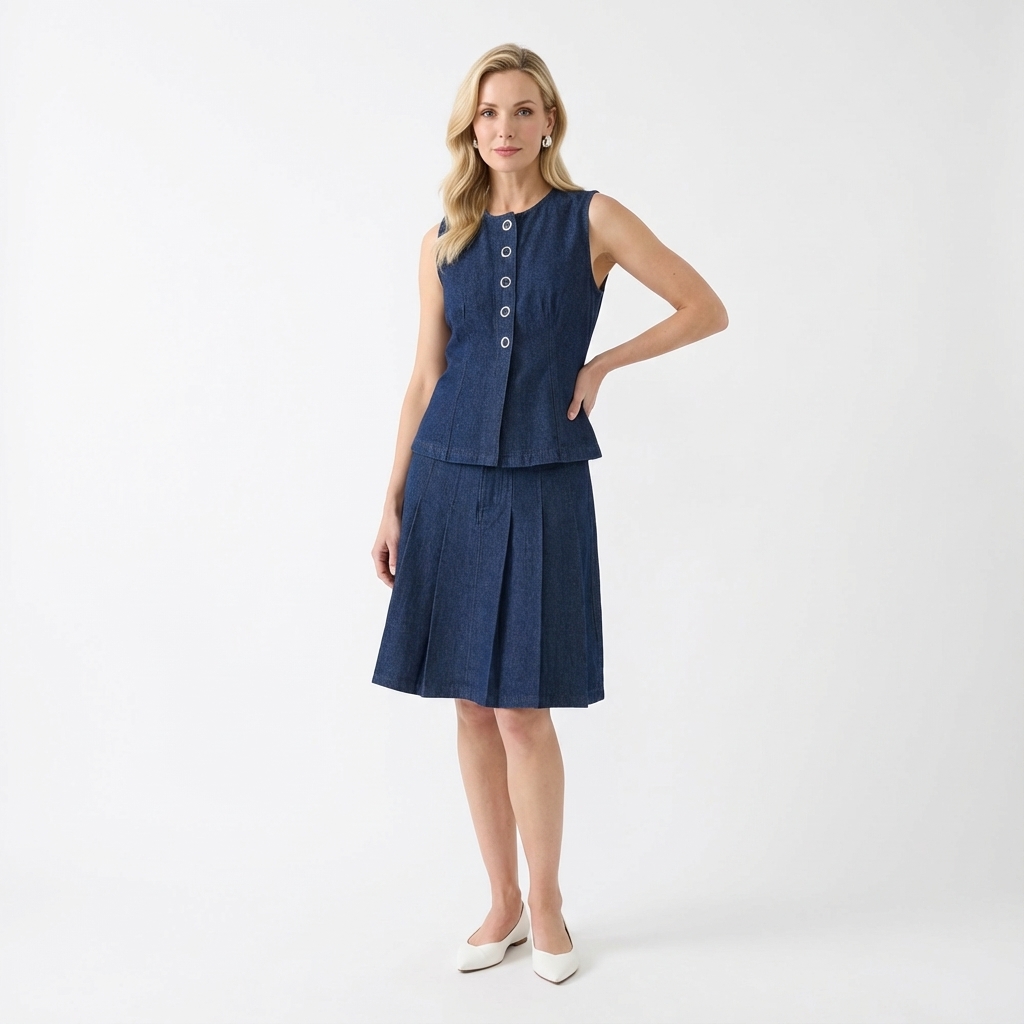 Laroux Snap Button Top