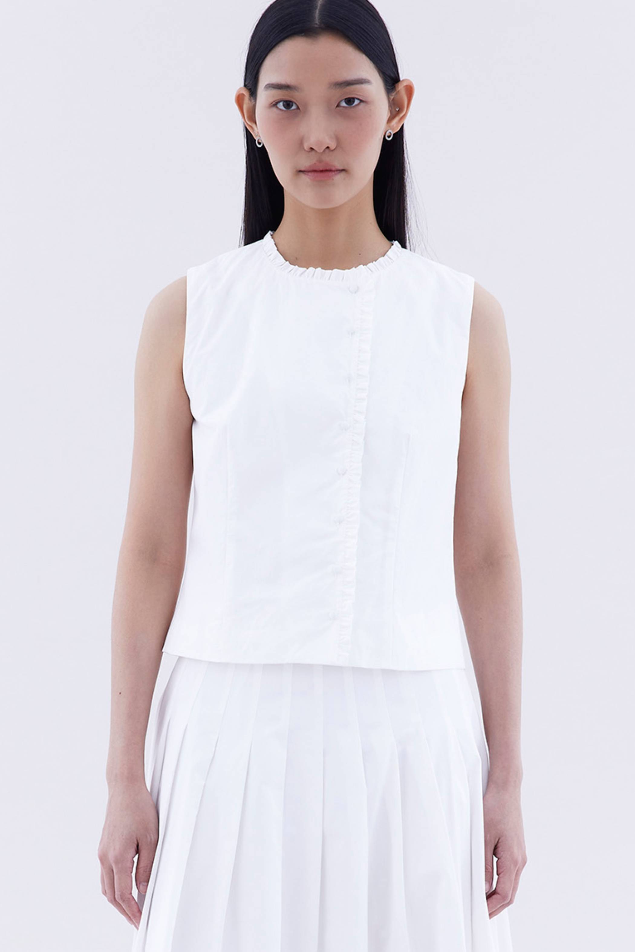 Tiselle Ruffle-Trim Top