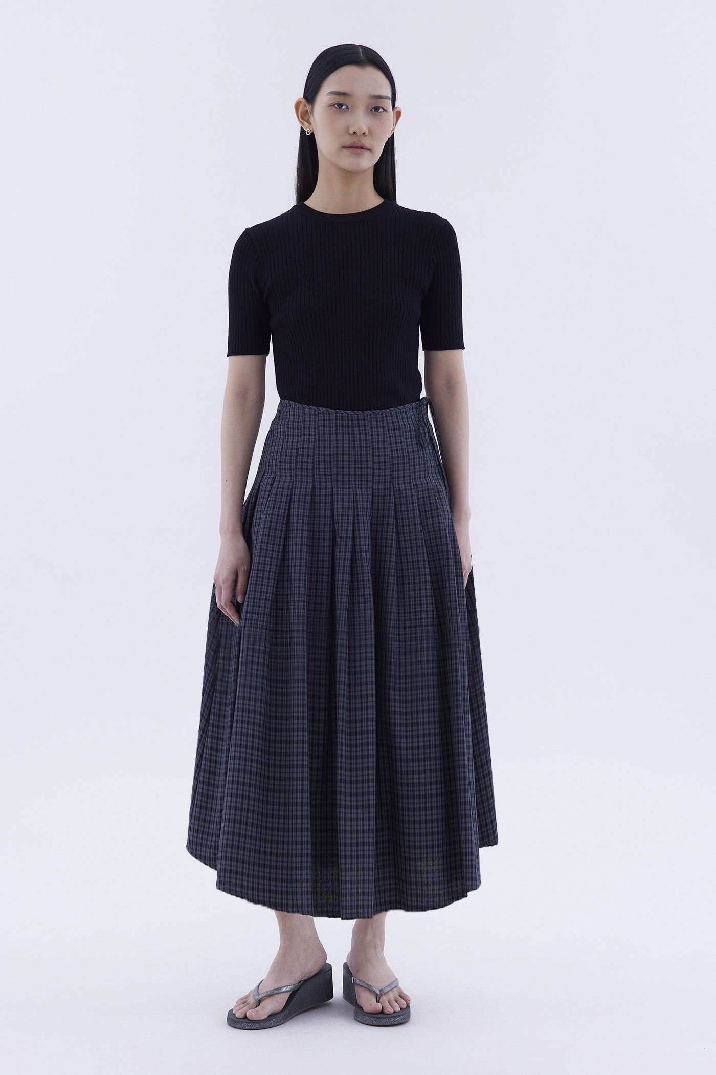Kavena Pleated Full Skirt