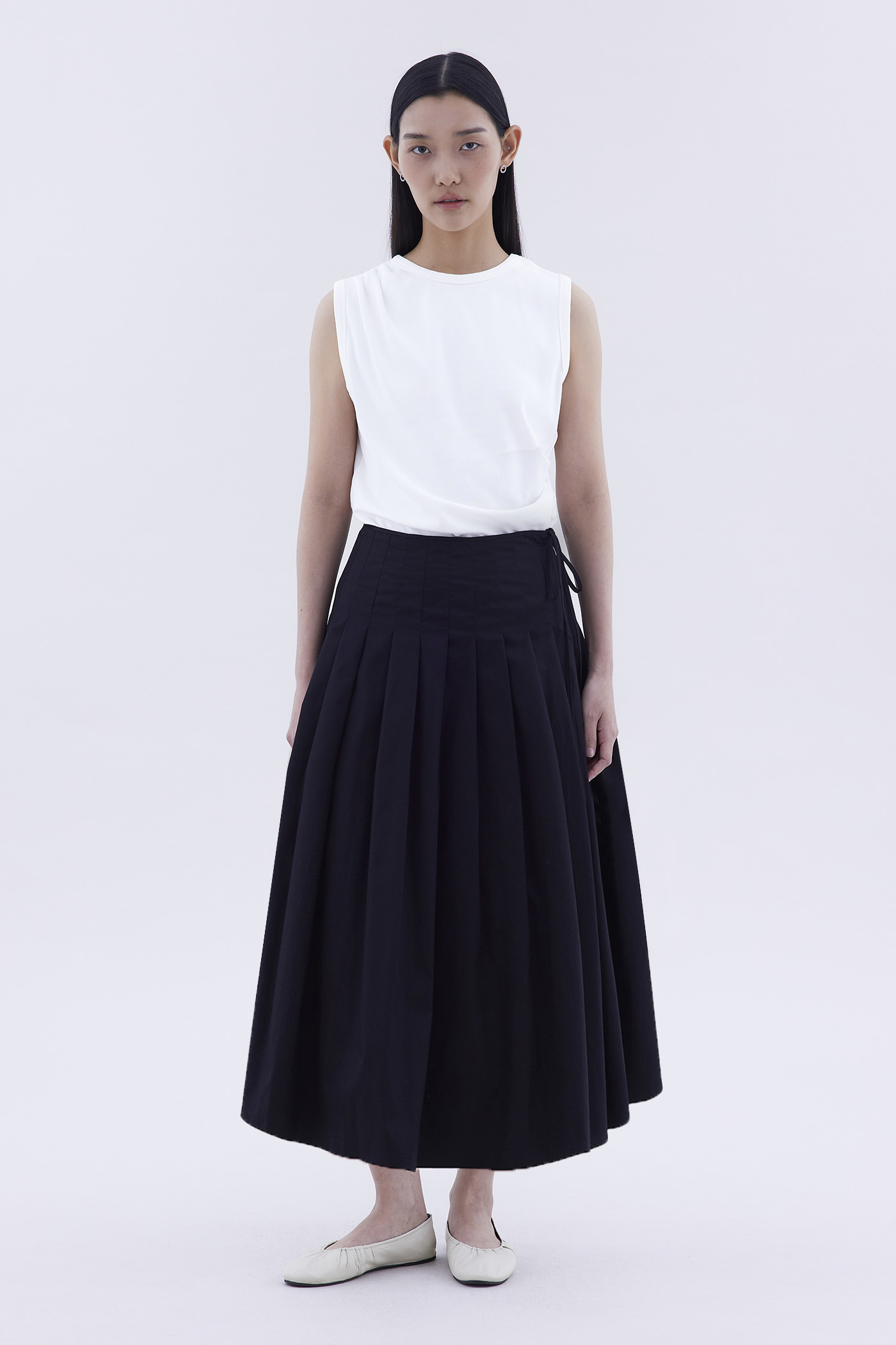 Kavena Pleated Full Skirt