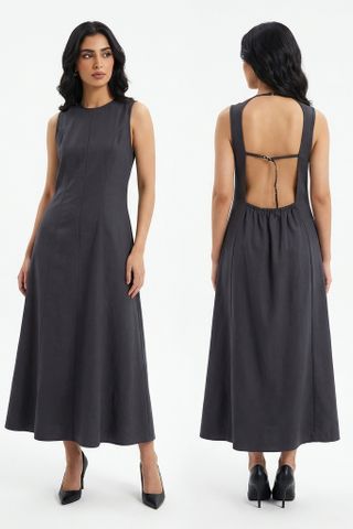 Jeroe Open-Back Dress