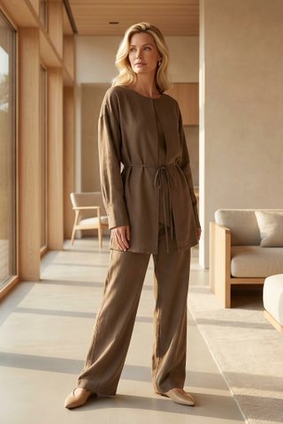 Crisabel Tie-Waist Kimono