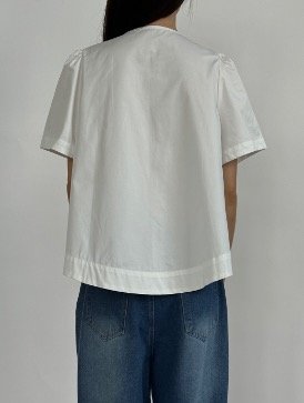 Hulene Front-Tie Blouse