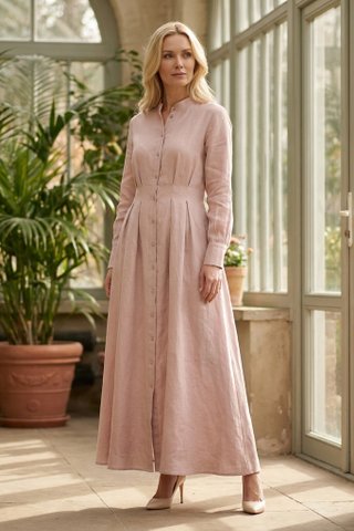 Nolaine Tuck Seam Dress